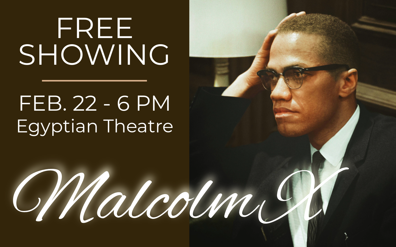 Southwestern hosts free showing of the film Malcolm X to celebrate Black  History Month - Feb. 22, 2024 - Southwestern Oregon Community College