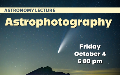 STEAM Pathways Lecture Series presents “Astrophotography” – Oct. 4, 2024