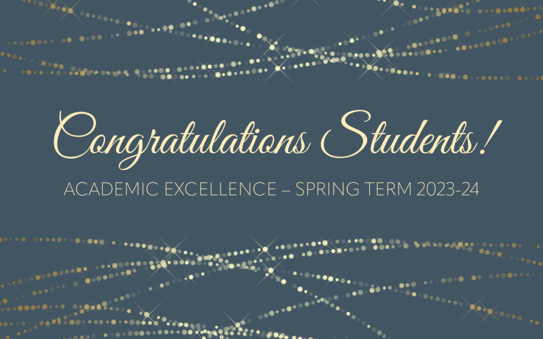 Southwestern Students Recognized for Academic Honors Spring Term – Academic Year 2023-2024