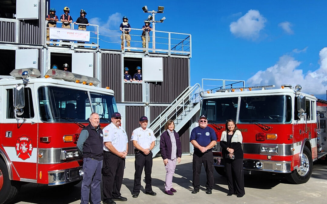 Southwestern receives Fire Truck donation from Charleston Fire